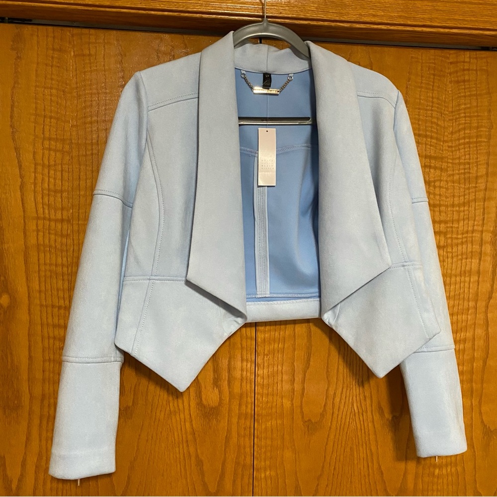 NWT Baby Blue White House Black Market Jacket